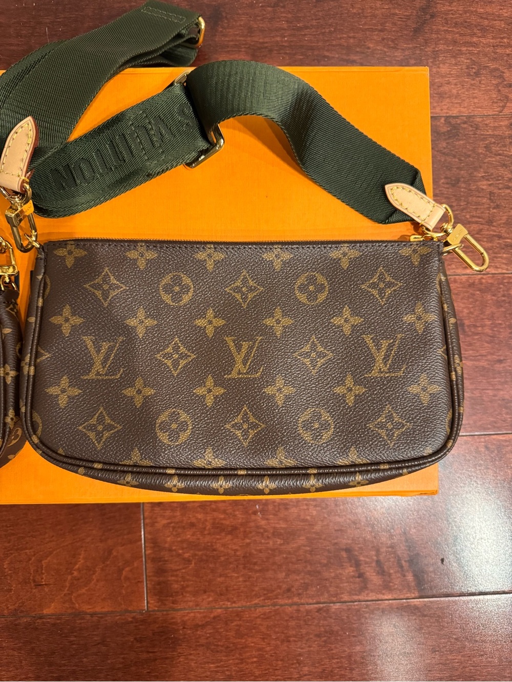 Authentic LOUIS VUITTON Monogram Multi Pochette Accessories Kaki 🛍 - Picture 9 of 16